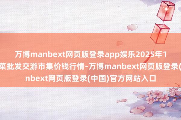 万博manbext网页版登录app娱乐2025年1月20日浙江嘉兴蔬菜批发交游市集价钱行情-万博manbext网页版登录(中国)官方网站入口